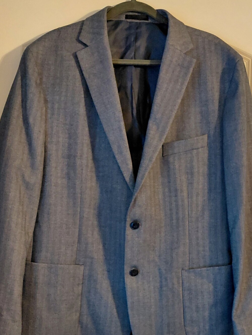 Michael Kors Classic Soft Herringbone Mens Blazer 48R